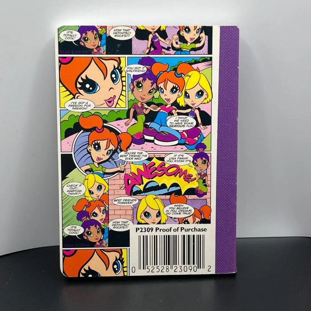 Lisa Frank Comic Strip Mini Composition Book 4.5